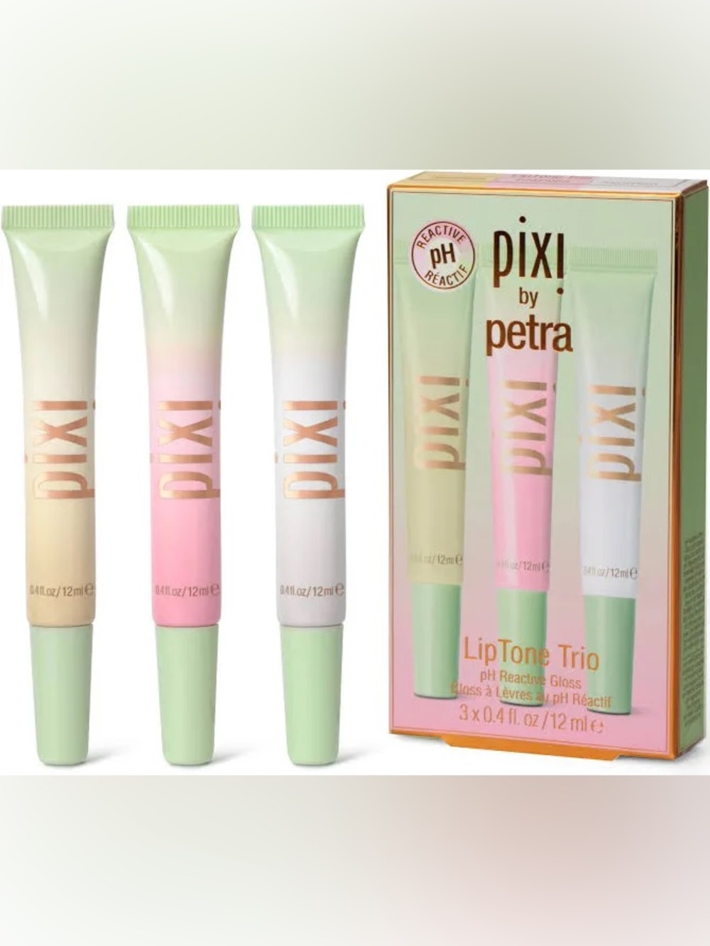 Pixi by Petra • LipTone Trio pH Reactive Gloss Set of 3 Sealed
